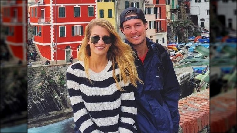 Naomie Olindo and Craig Conover posing in Italy