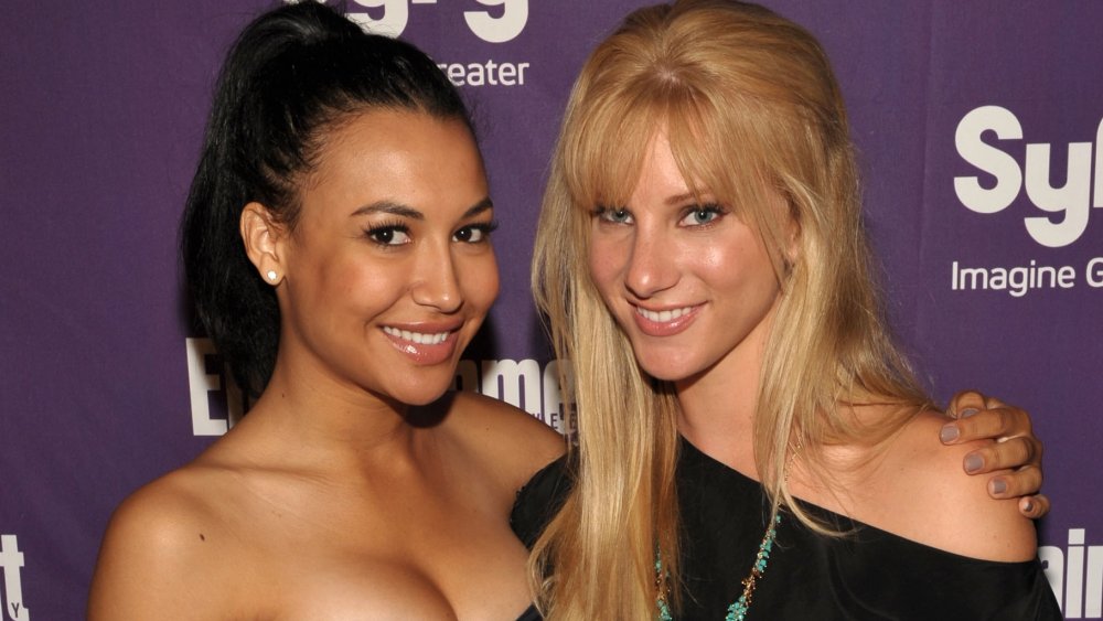 Naya Rivera and Heather Morris