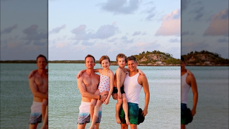 Neil Patrick Harris and family on vacation