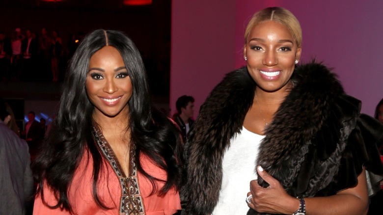 NeNe Leakes and Cynthia Bailey posing together