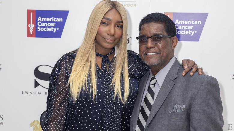 NeNe Leakes and Gregg Leakes pose together in 2019