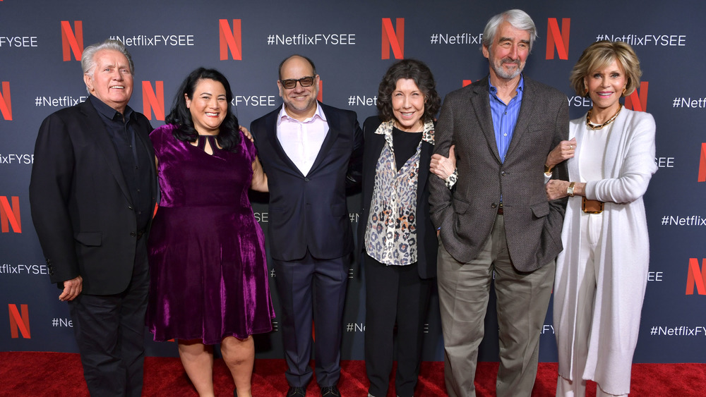 Grace and Frankie cast on red carpet