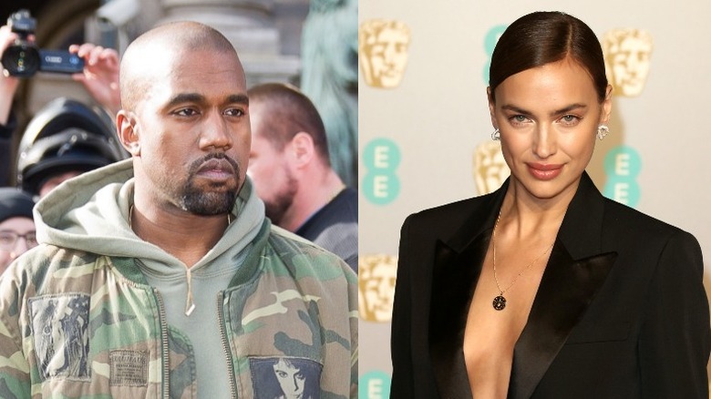 Kanye West and Irina Shayk