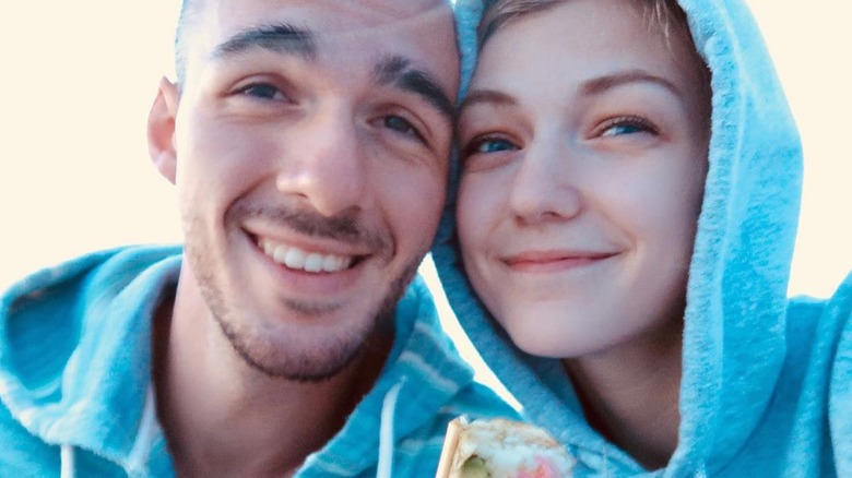 Brian Laundrie and Gabby Petito smiling