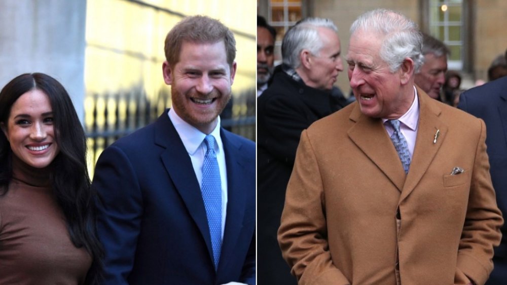 Meghan Markle, Prince Harry, and Prince Charles