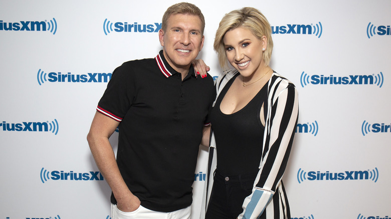 Todd and Savannah Chrisley smiling