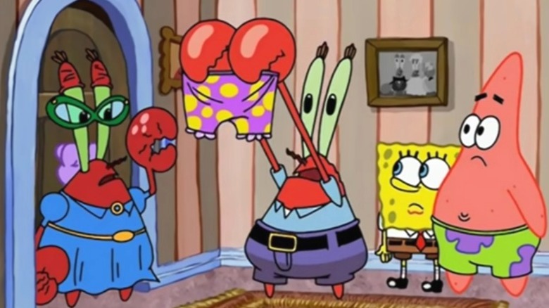 Spongbob Squarepants Mr. Krabs with underwear