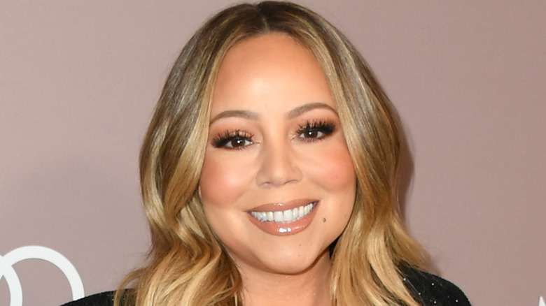 Mariah Carey smiling