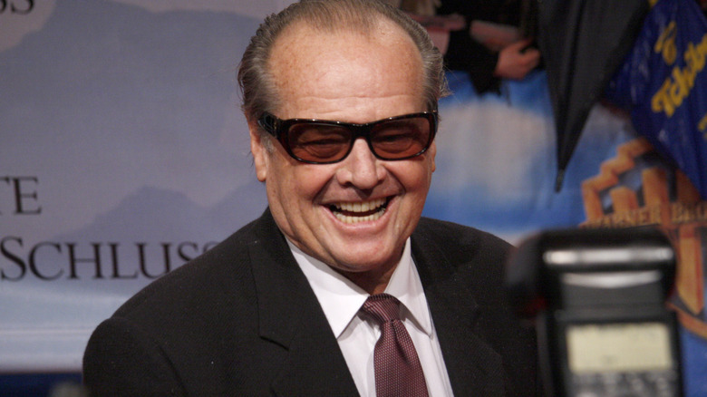 Jack Nicholson smiling