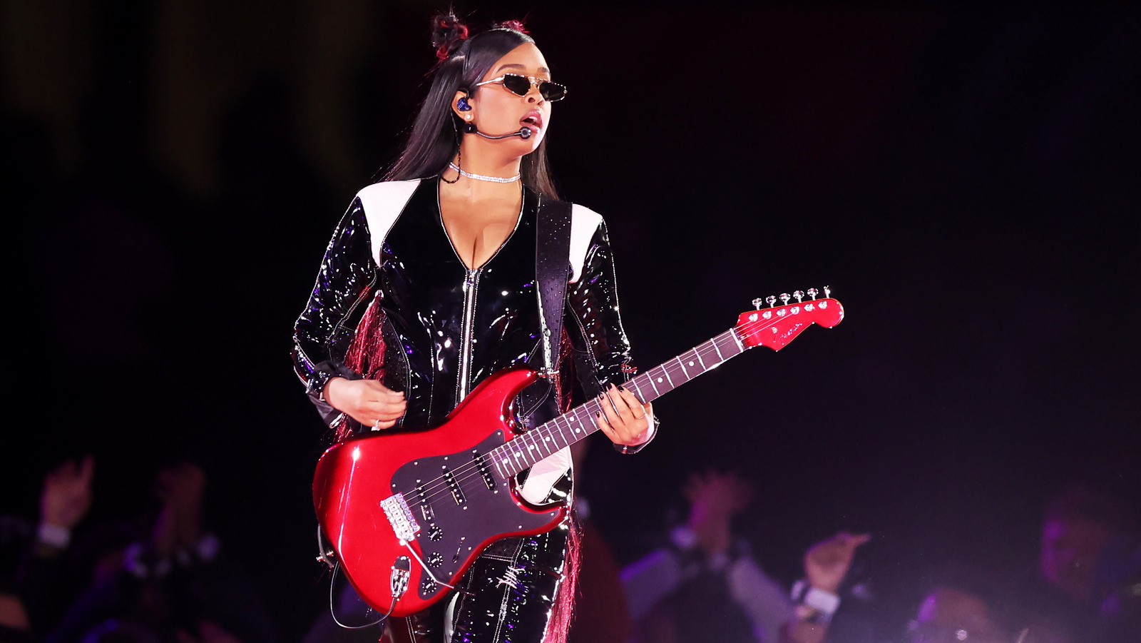 super bowl usher guitarist