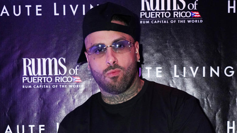 Nicky Jam wearing sunglasses