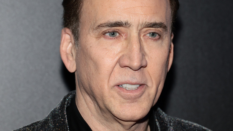 Nicolas Cage smiling