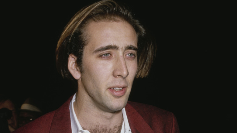 Nicolas Cage posing