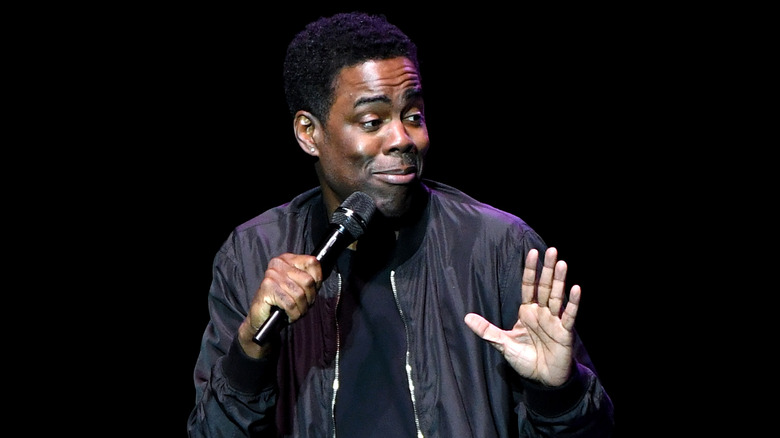 Chris Rock performing a set