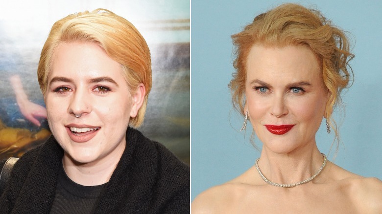 Isabella Cruise, Nicole Kidman split image