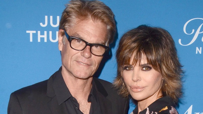 Harry Hamlin and Lisa Rinna on the red carpet