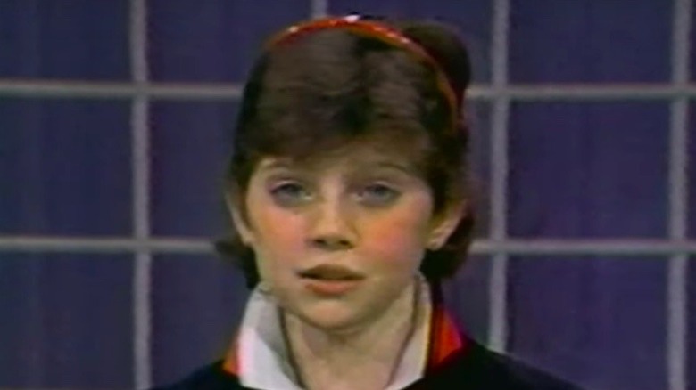 Norah O'Donnell, aged 10, appearing on Korean educational TV