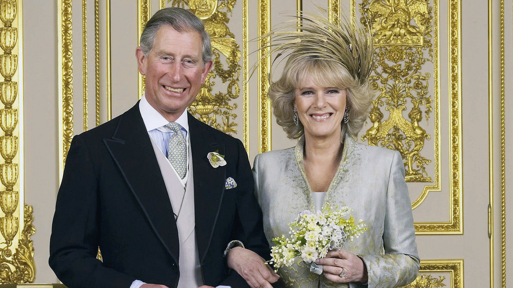 Prince Charles and Camilla Parker Bowles smiling 