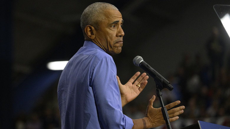 Barack Obama speaking