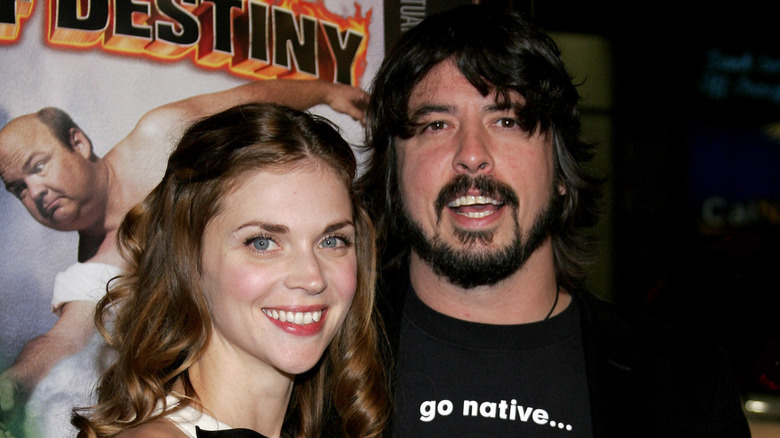 Dave Grohl and Jordyn Blum smiling in 2006.