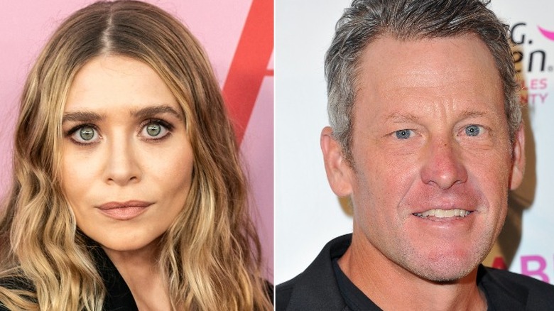 Ashley Olsen and Lance Armstrong