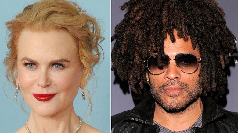 Nicole Kidman and Lenny Kravitz