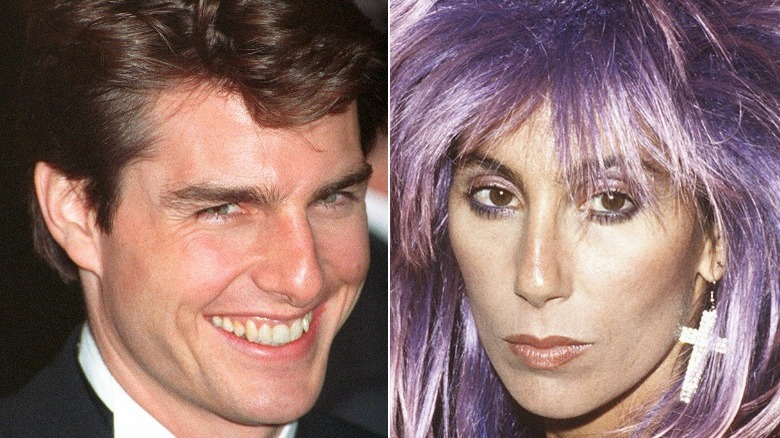 Tom Cruise and Cher purple hair