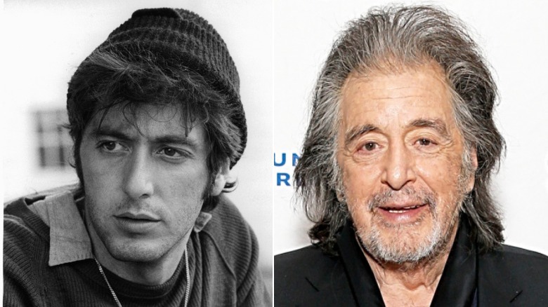 Al Pacino in knit cap