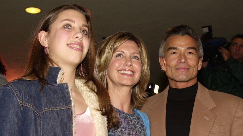 olivia newton-john and family at event