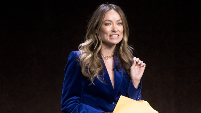 Olivia Wilde served custody papers at CinemaCon 2022