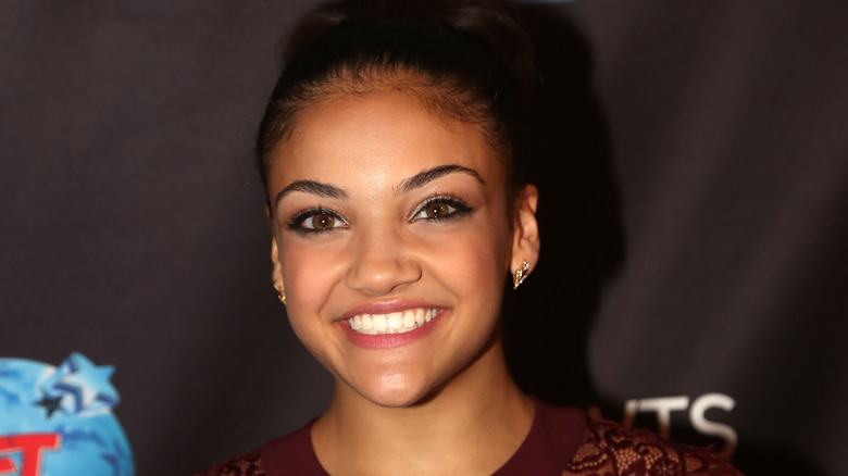 Laurie Hernandez smiling