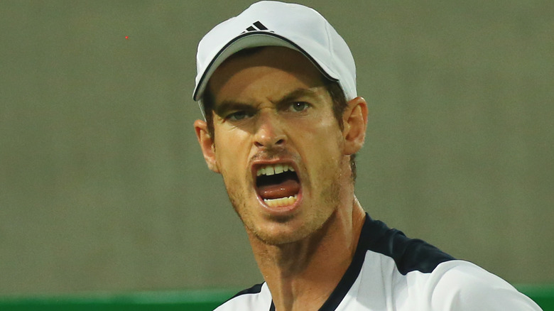 Andy Murray shouting