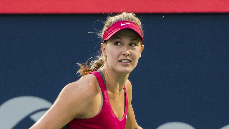 Eugenie Bouchard smiling