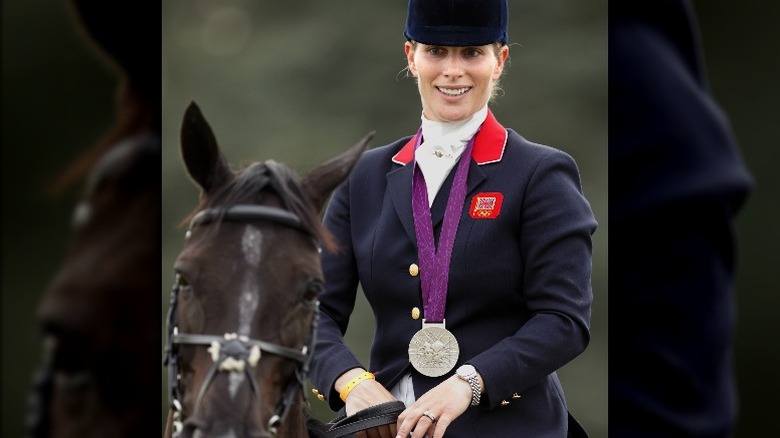 Zara Tindall on horse