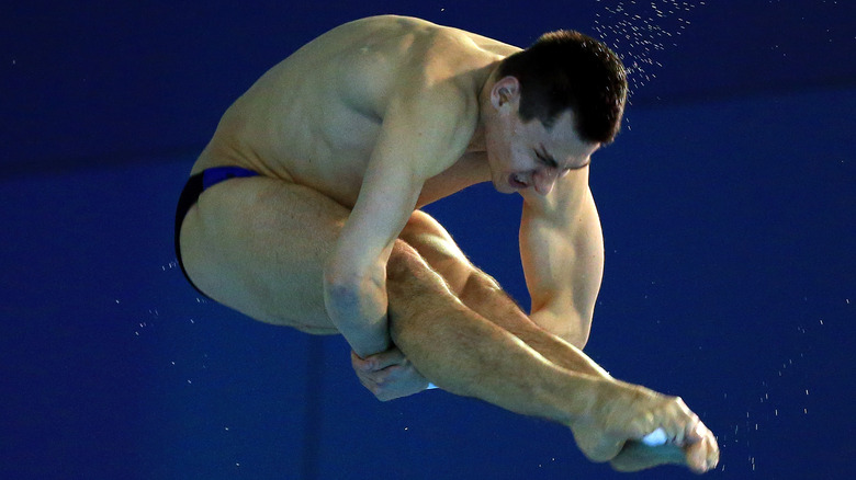 Stephan Feck in a mid-air tuck