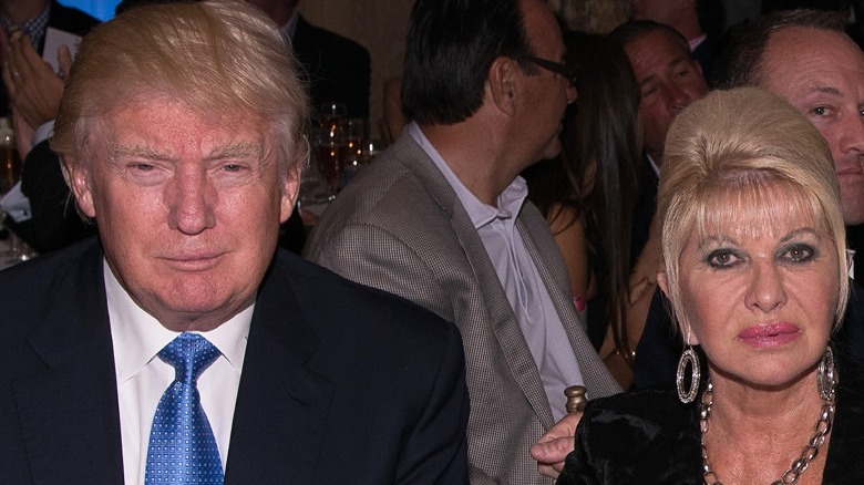 Donald Trump and Ivana Trump in 2017