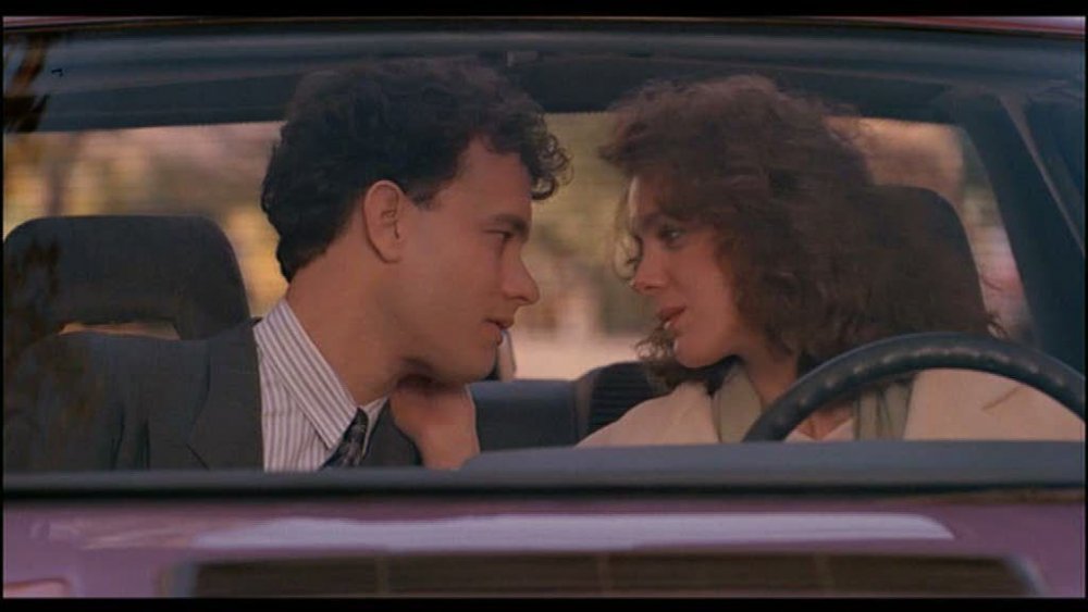 Tom Hanks and Elizabeth Perkins in Big