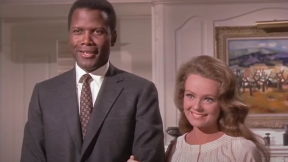 Sidney Poitier and Katharine Houghton in Guess Who's Coming for Dinner