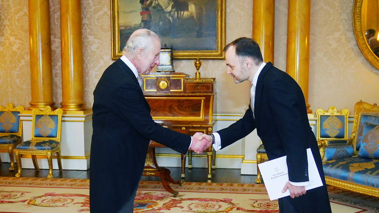 The Ambassador of Moldova and King Charles III