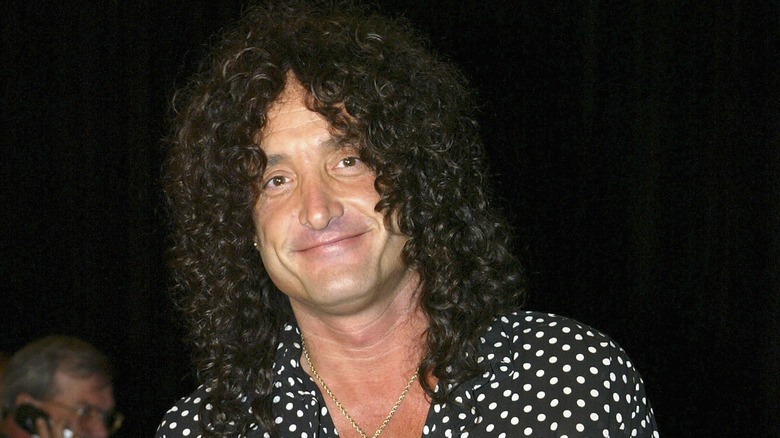 Kevin DuBrow in polka dot shirt