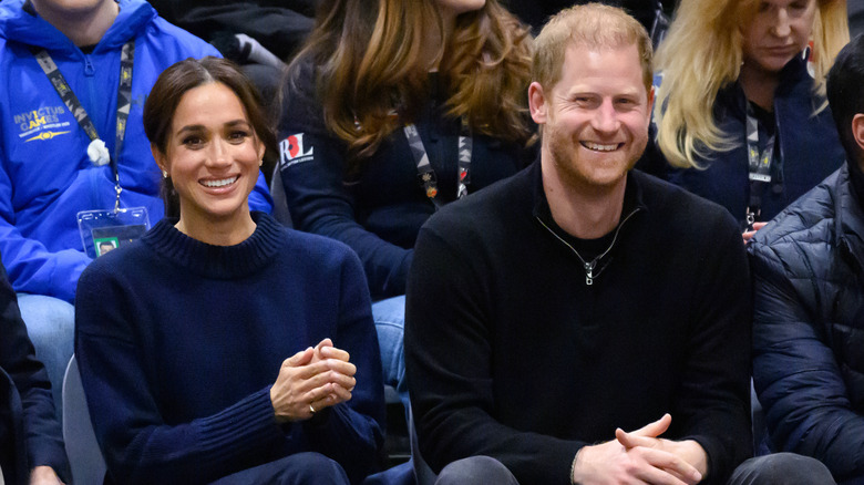 Meghan Markle and Prince Harry attending the 2025 Invictus Games