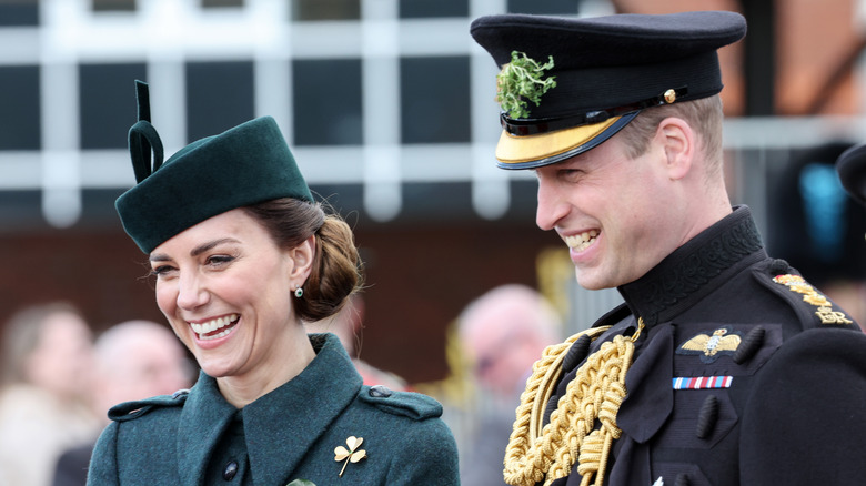 Prince William Kate Middleton laughing