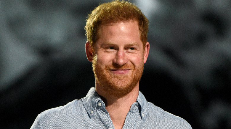 Prince Harry smiling