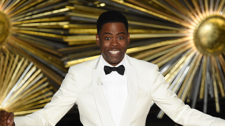 Chris Rock speaking at Oscars 