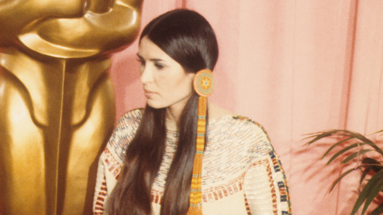 Sacheen Littlefeather at the Oscars 