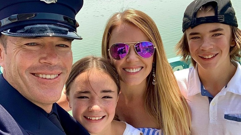 Ryan Sutter selfie with Trista, Blakesley and Max