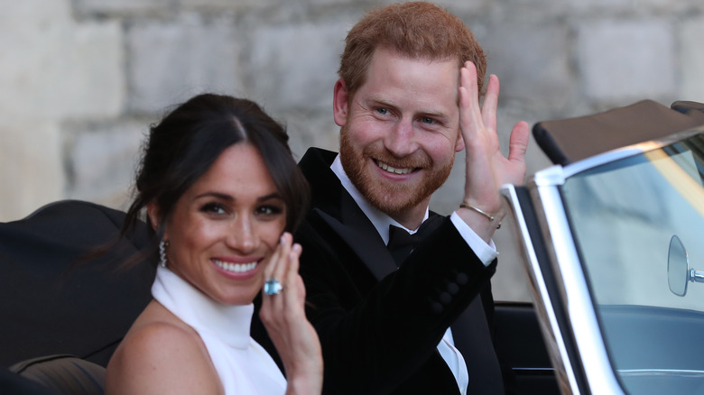 Prince Harry waving