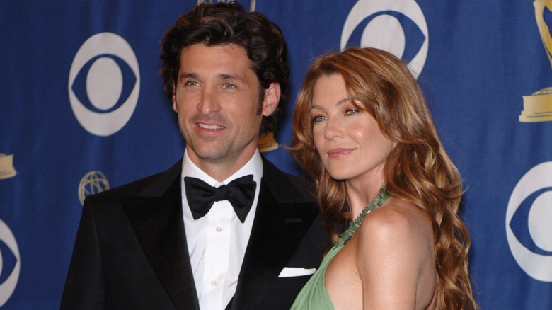 Patrick Dempsey and Ellen Pompeo posing