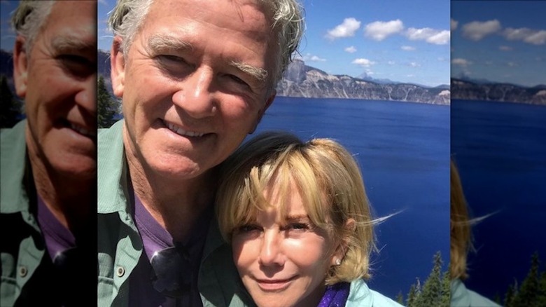 Patrick Duffy and Linda Purl smile in an Instagram selfie 