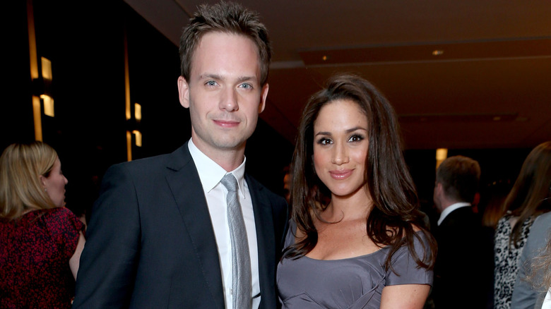 Patrick J. Adams and Meghan Markle